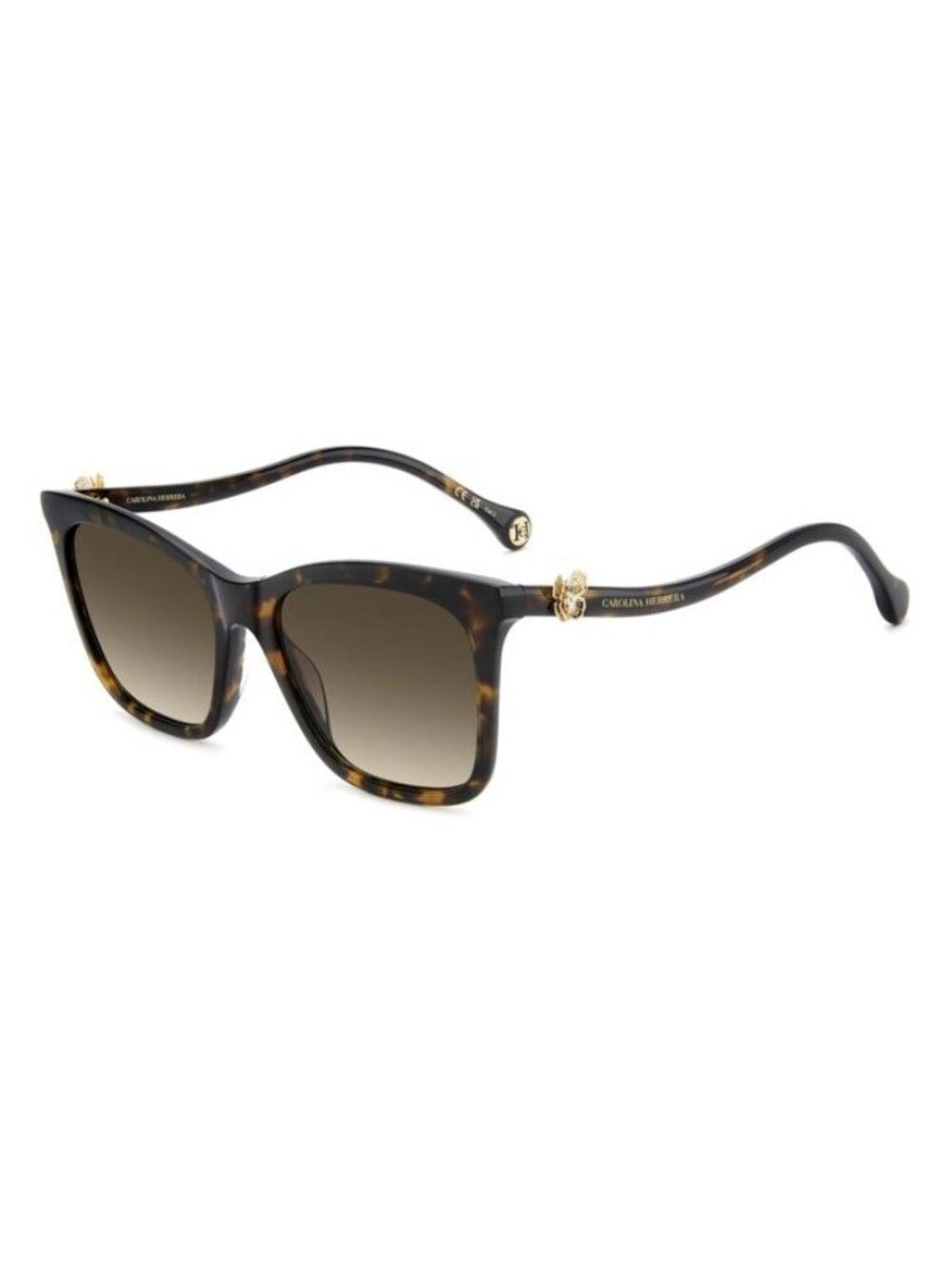 New Carolina Herrera Women's Sunglasses Havana Brown Lens HER 0394 G S 086 55